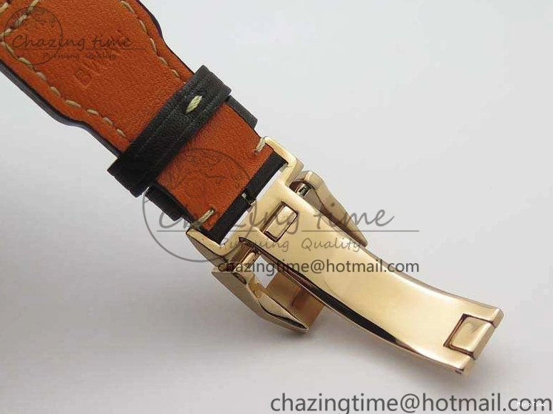 MIROTIME 1227 Big Pilot Real PR IW502701 RG YLF 1:1 Best Edition Blue Dial On Calfskin Strap A Classic 7225